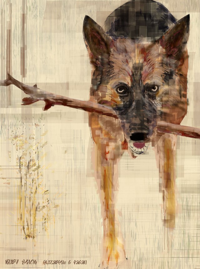 Ruby Stick © 2025 Elizabeth G Fagan