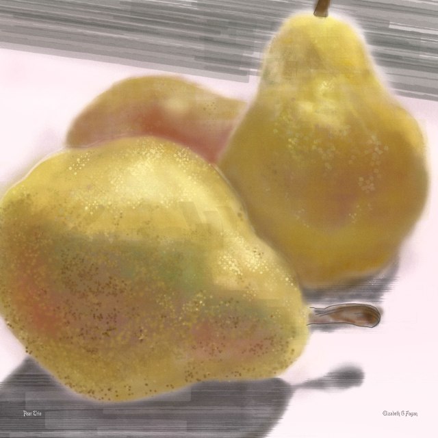 Pear Trio © 2025 Elizabeth G Fagan