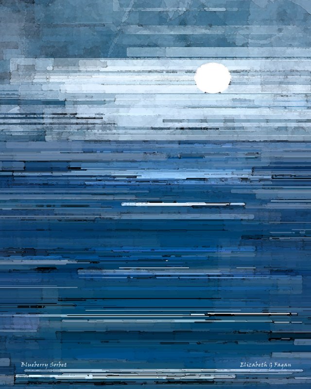 Blueberry Sorbet © 2025 Elizabeth G Fagan